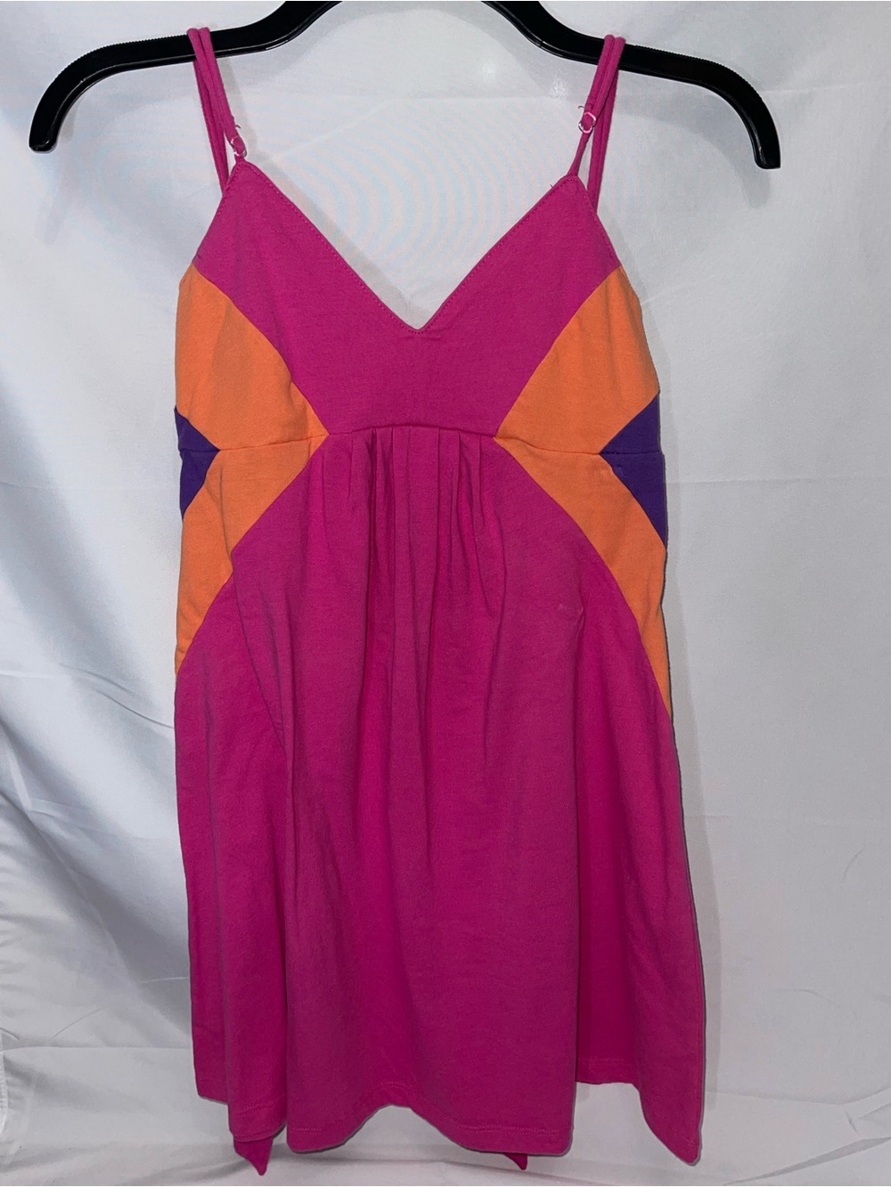 OP Hot Pink Dress with Orange & Purple Accents